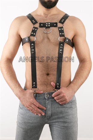 Fantazi Erkek Giyim Deri Harness - APFTM23