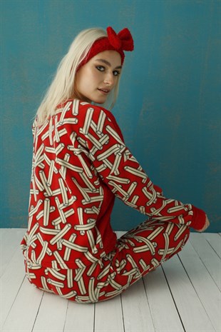 Kadın Pijama Takımı Polar Welsoft