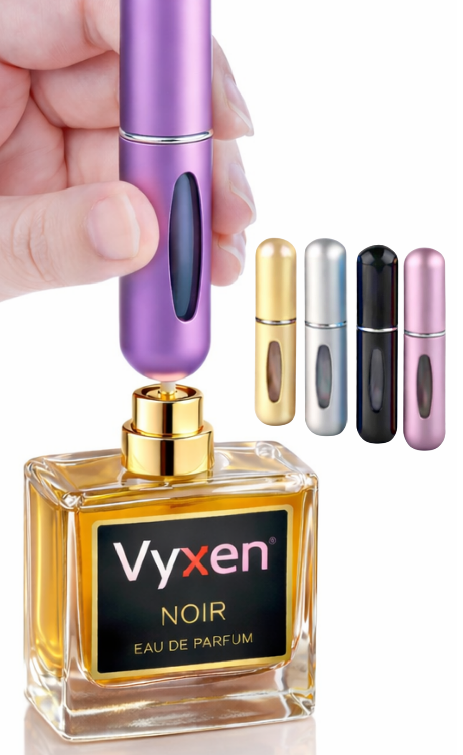 VYXEN - Doldurulabilir Mini Cep Parfüm Şişesi 5 ml.